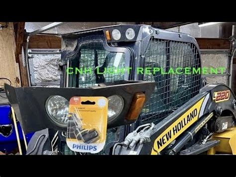 change my lights on a new holland l85 skid steer|new holland l220 light bulb.